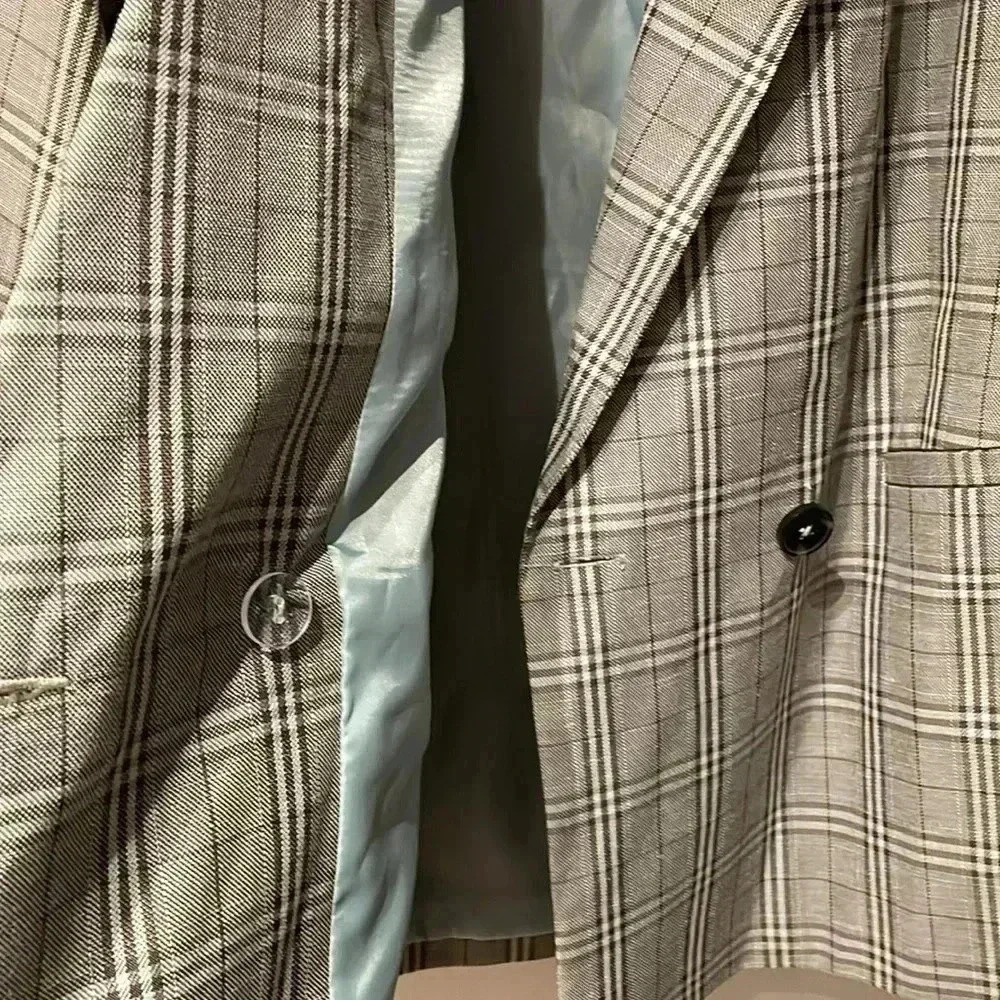 TopShop Plaid Blazer - Picture 3 of 9